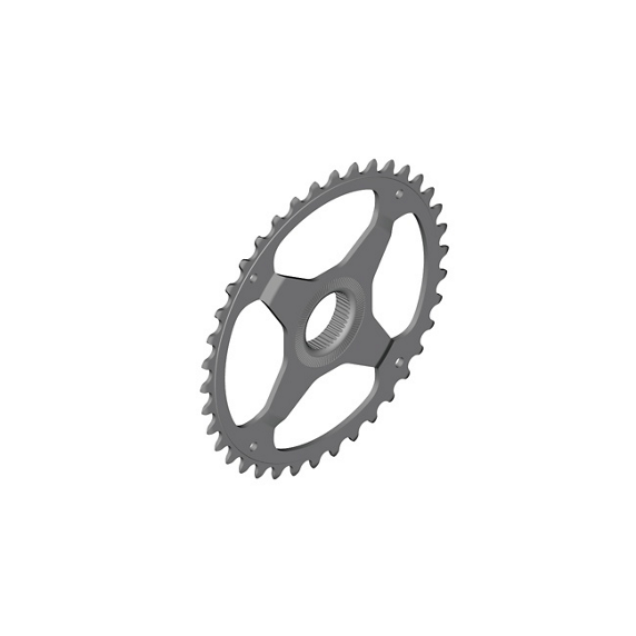 SHIMANO STEPS SM-CRE50 44T Singel, For Dobbel Kjedebeskytter by Sykkelkomponenter