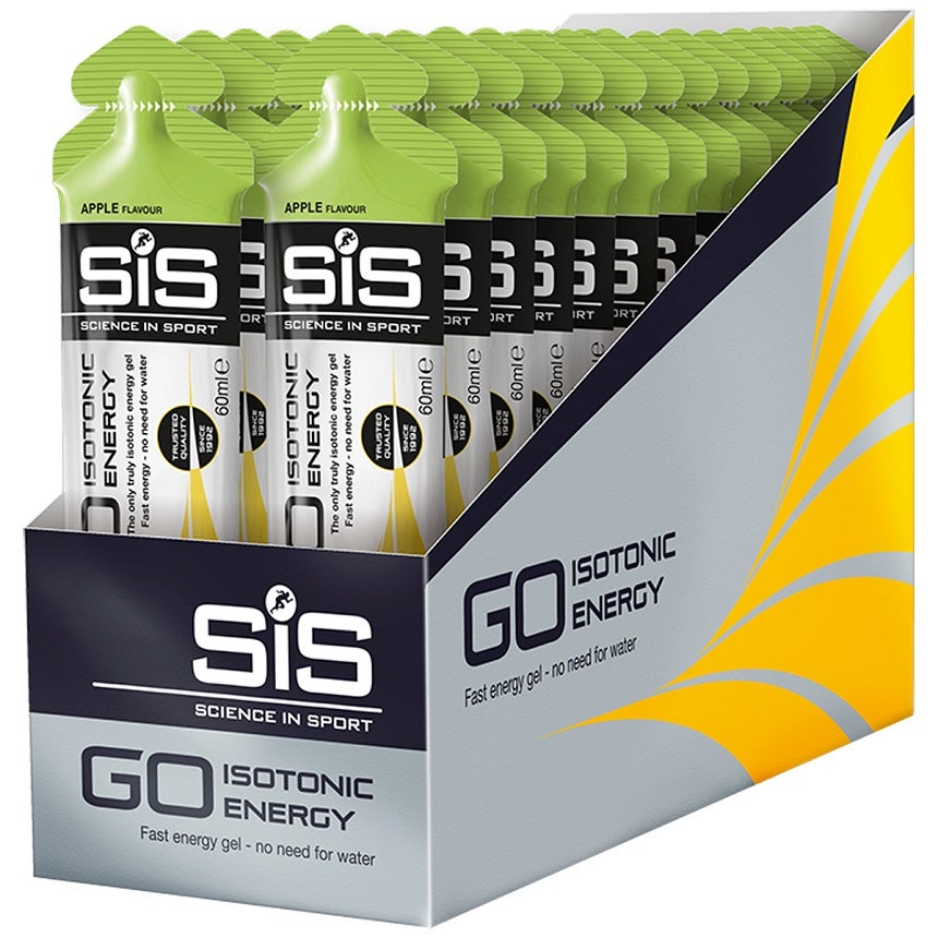 SiS GO Isotonic Eple Energigel 30 stk by Sykkelkomponenter