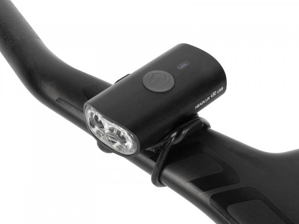 Topeak Headlux 450 USB Frontlys by Sykkelkomponenter