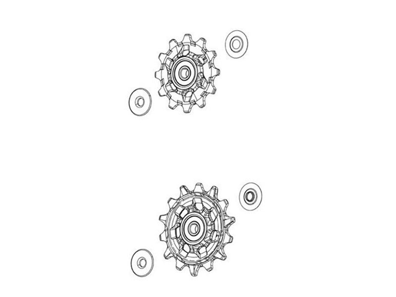 SRAM Force eTap AXS Trinsehjul by Sykkelkomponenter