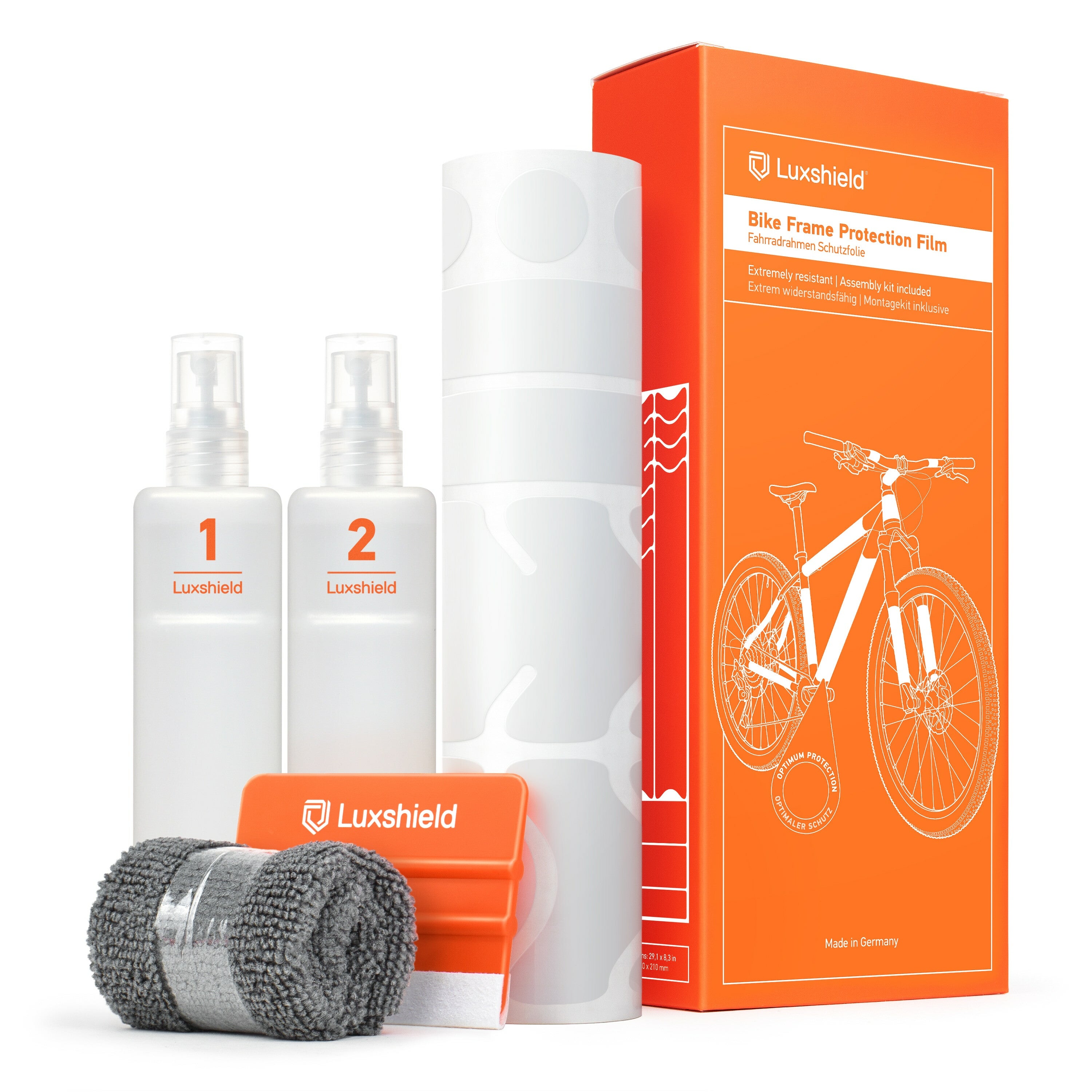 Luxshield Universal Rammebeskytter Kit by Sykkelkomponenter