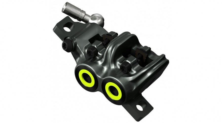Magura MT7 Kaliper, MT15 Mystic Grey, Yellow Cover by Sykkelkomponenter