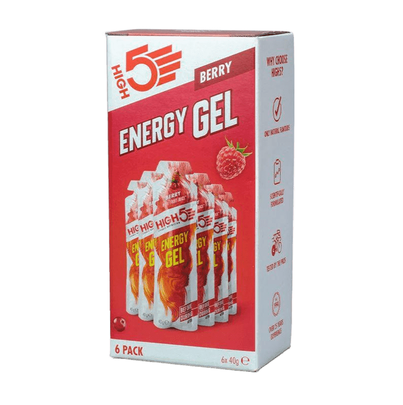 High5 Energygel Bær Energigel 6 stk by Sykkelkomponenter