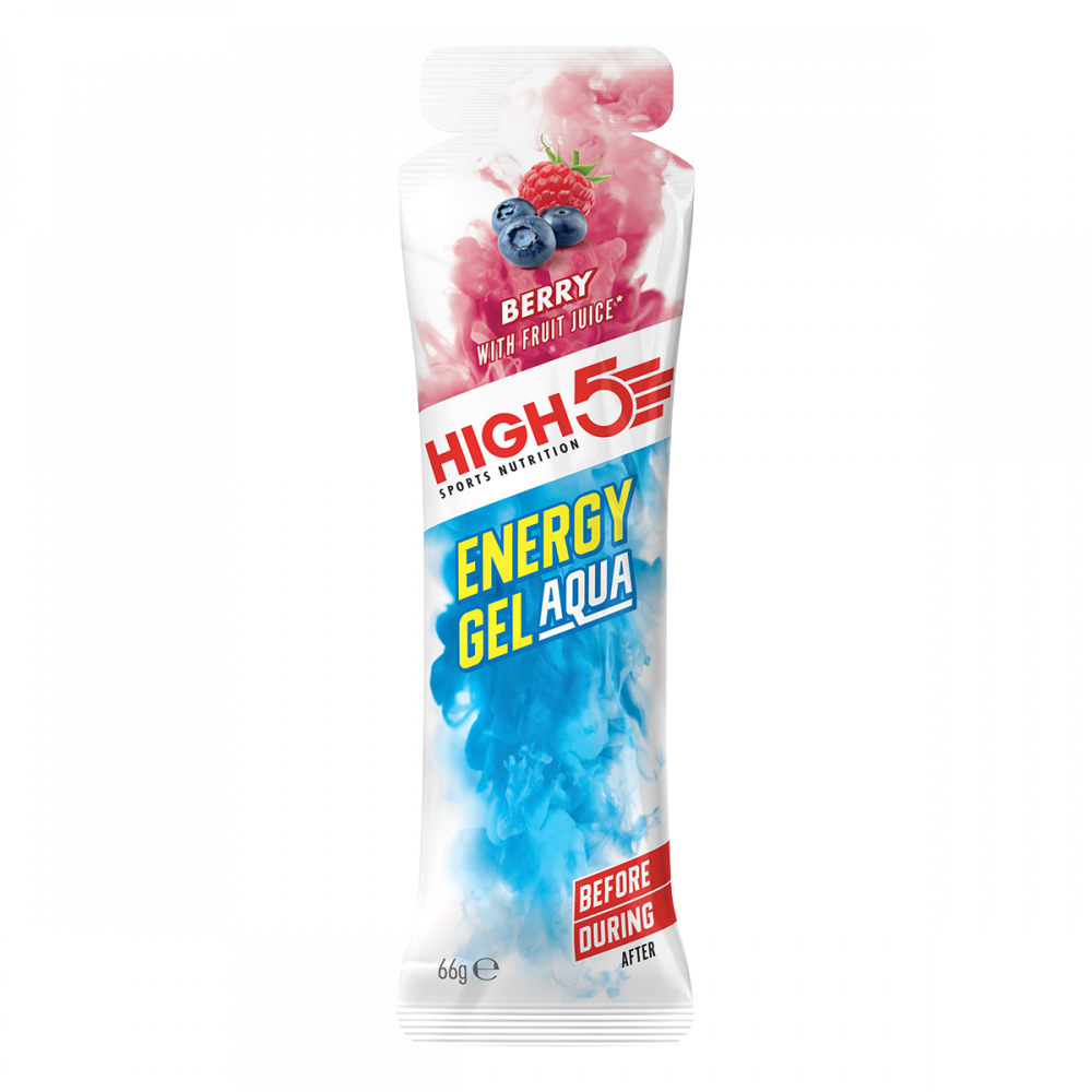 High5 EnergyGel Aqua Bær Energigel by Sykkelkomponenter