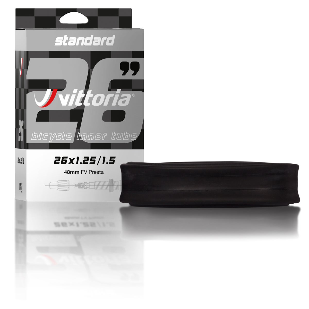 Vittoria Standard Butyl 29 x 1.95-2.50" Presta Slange by Sykkelkomponenter