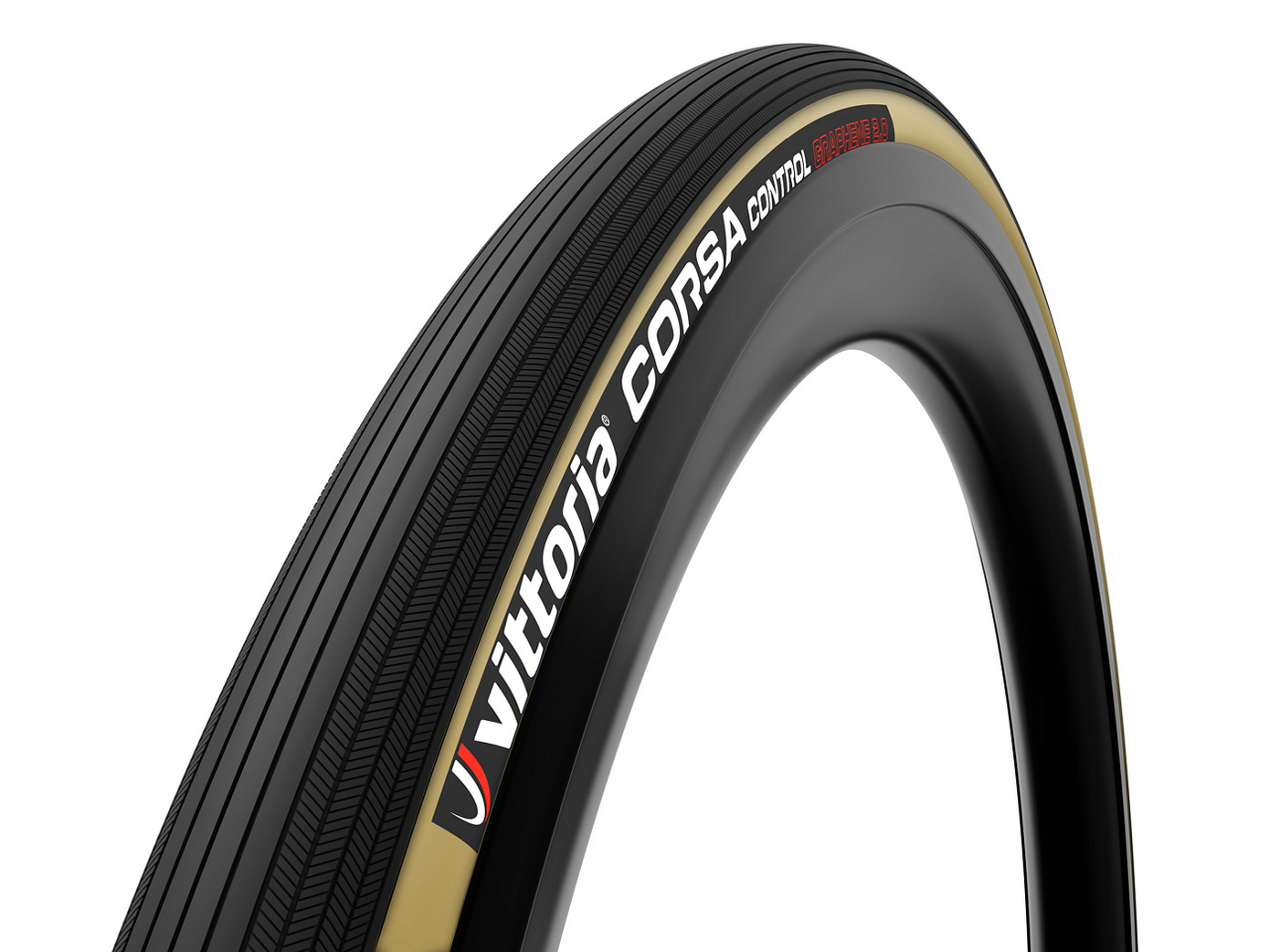 Vittoria Corsa Control G2 30-622mm, Svart/Brun Foldbar Dekk by Sykkelkomponenter