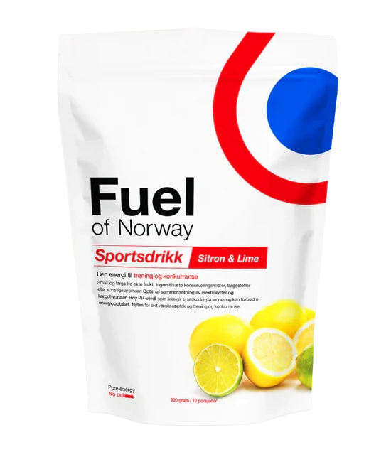 Fuel Of Norway Sitron og Lime Sportsdrikk Pulver