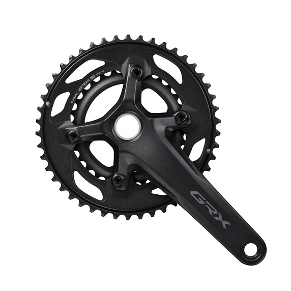 Shimano GRX FC-RX610-2 46-30T, 12-delt Kranksett by Sykkelkomponenter