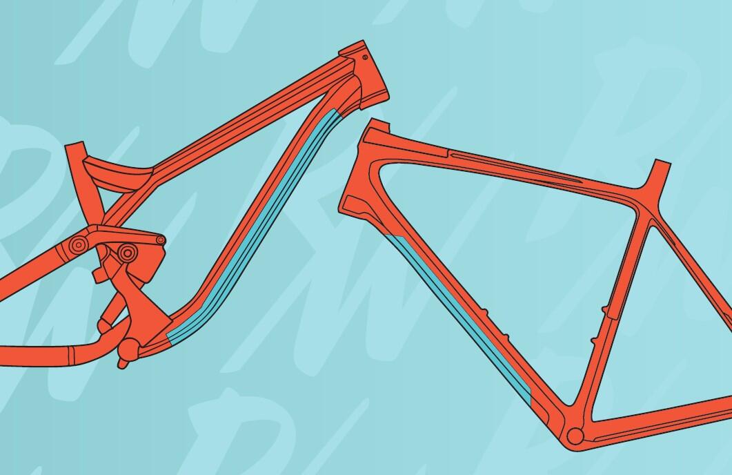 RideWrap Essential Downtube Beskyttelse by Sykkelkomponenter