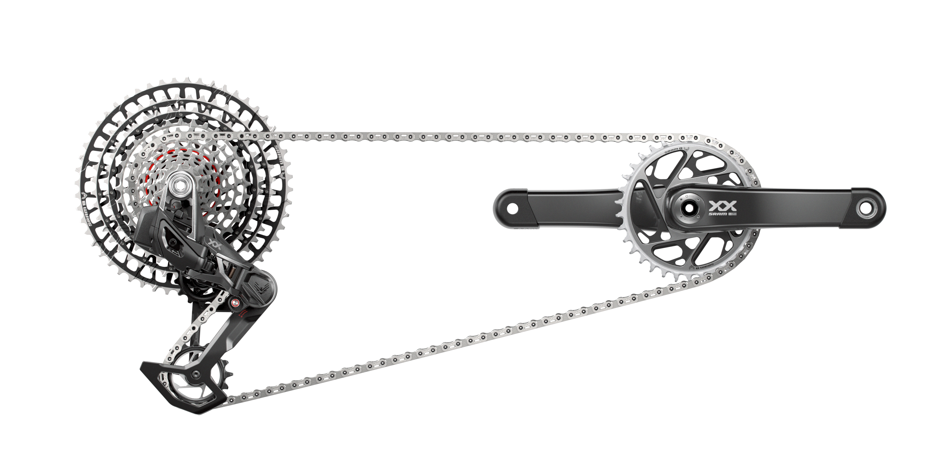 SRAM XX SL Eagle Transmission Powermeter AXS Gruppesett by Sykkelkomponenter