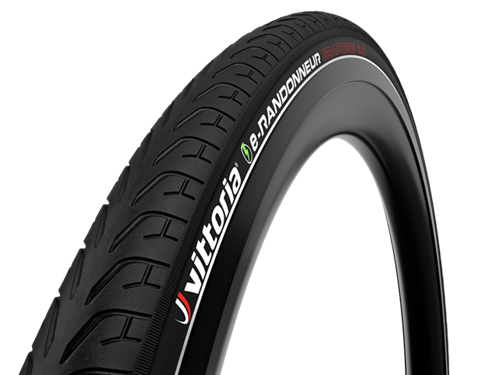 Vittoria E-Randonneur 28"/622mm, Svart Dekk by Sykkelkomponenter