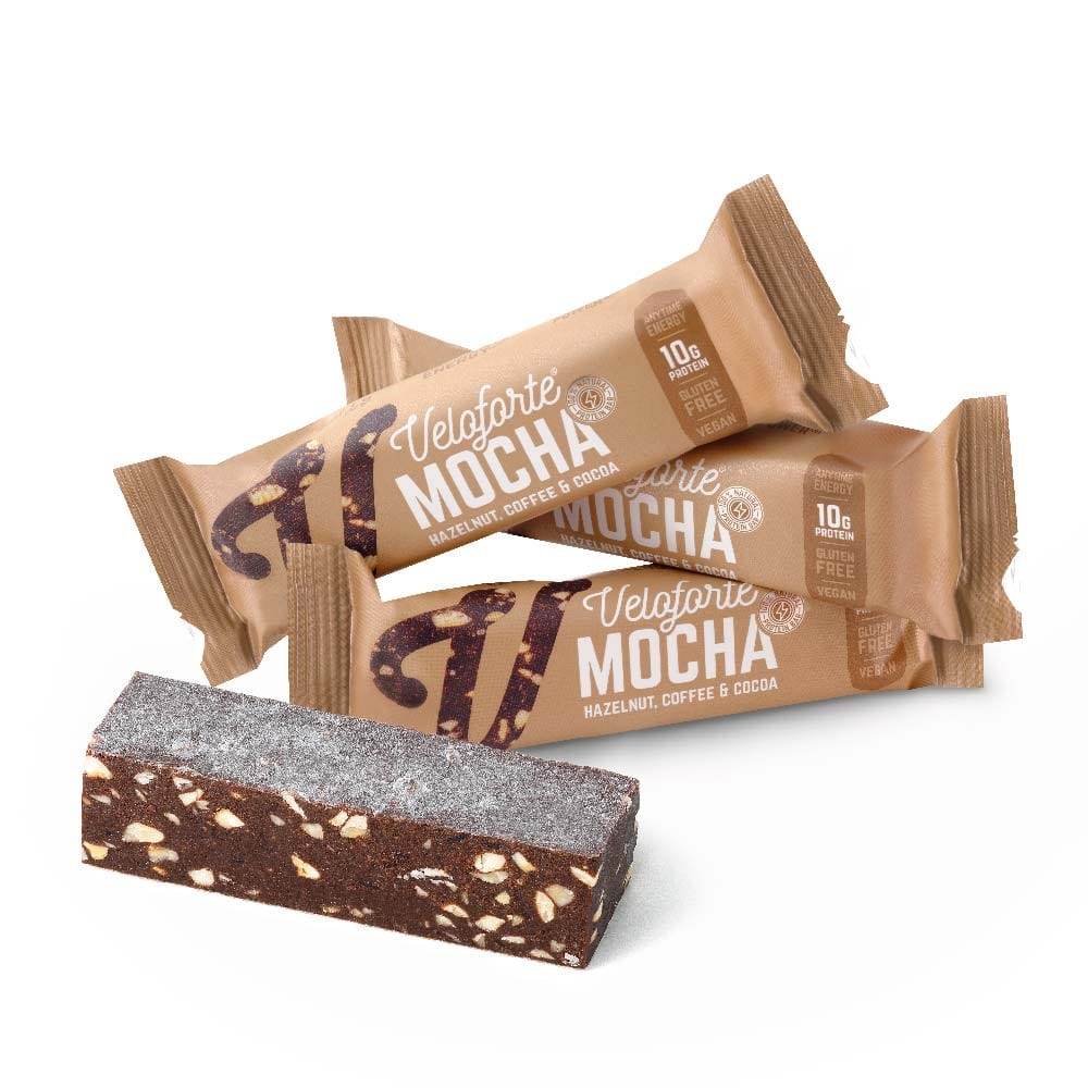 Veloforte Mocha Protein Recovery Bar 24 stk by Sykkelkomponenter