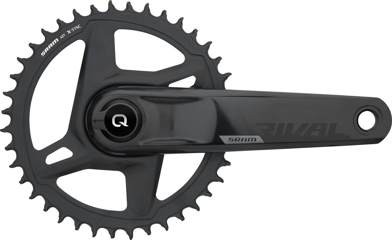 SRAM Rival 1 AXS D1 DUB Wide 40T Wattmåler Kranksett by Sykkelkomponenter