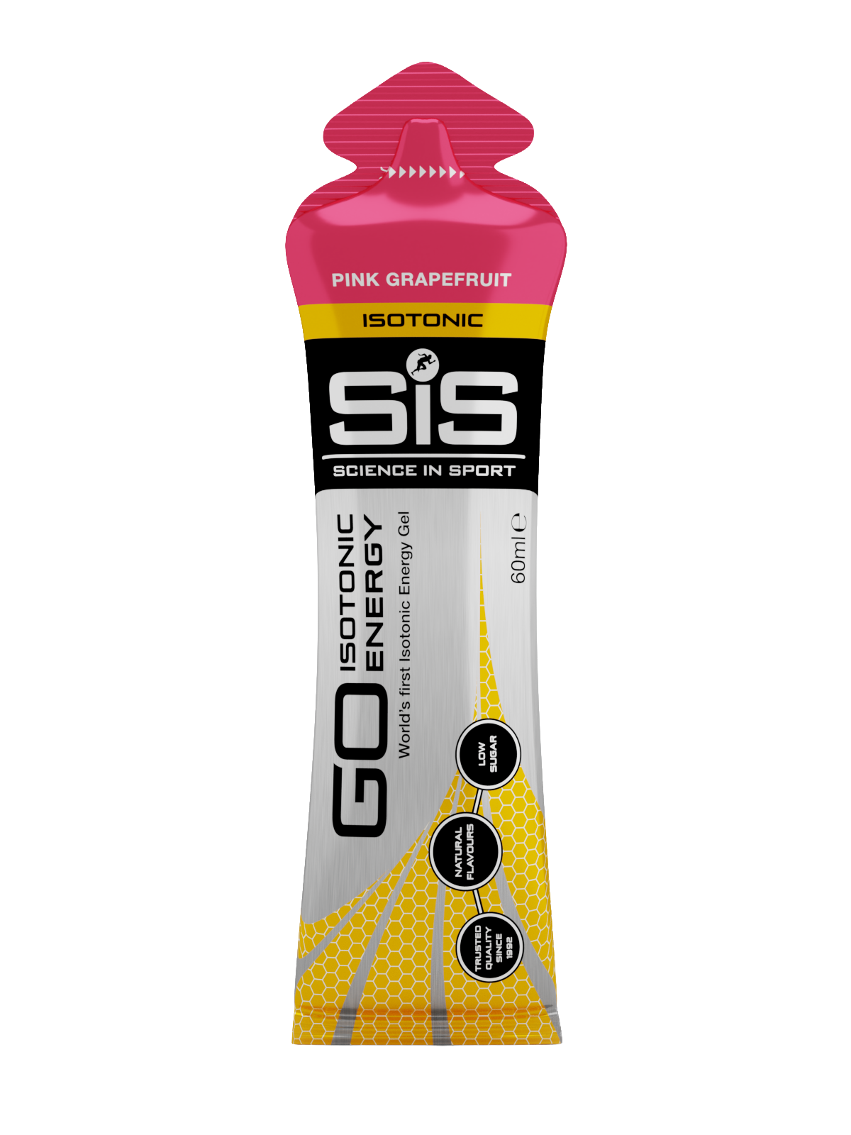 SiS GO Isotonic Pink Grapefruit Energigel by Sykkelkomponenter