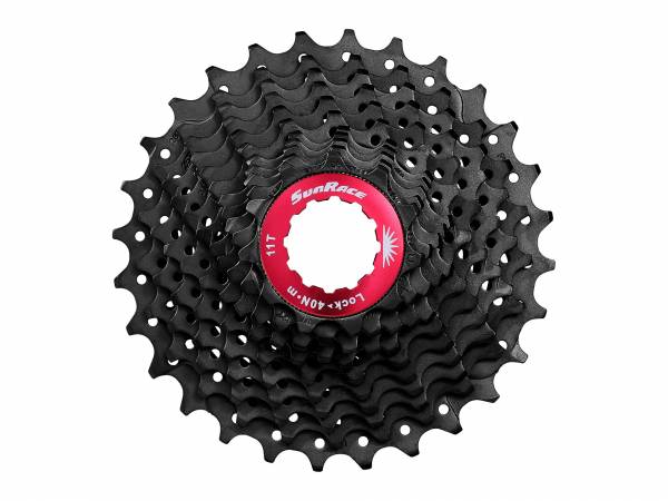 SunRace CSRS3 11-delt Black 11-32T Kassett by Sykkelkomponenter