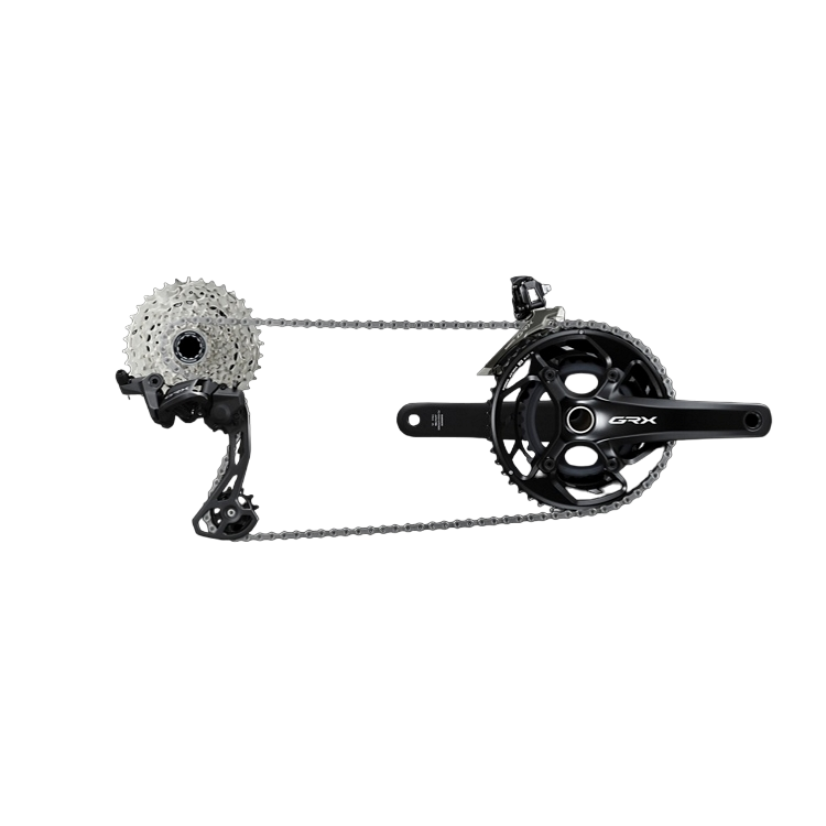 Shimano GRX RX820 2x 12-delt Girgruppe by Sykkelkomponenter
