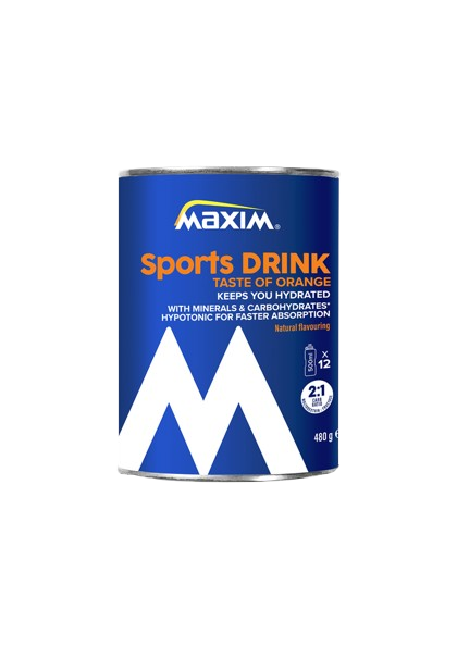 Maxim Appelsin 480g Sportsdrikk by Sykkelkomponenter