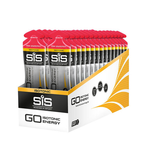 SiS GO Isotonic Pink Grapefruit Energigel 30 stk by Sykkelkomponenter