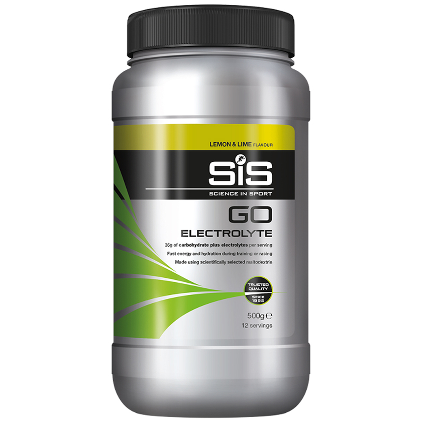 SiS Go Energy Pulver + Electrolyte Sitron & Lime 500 Gram