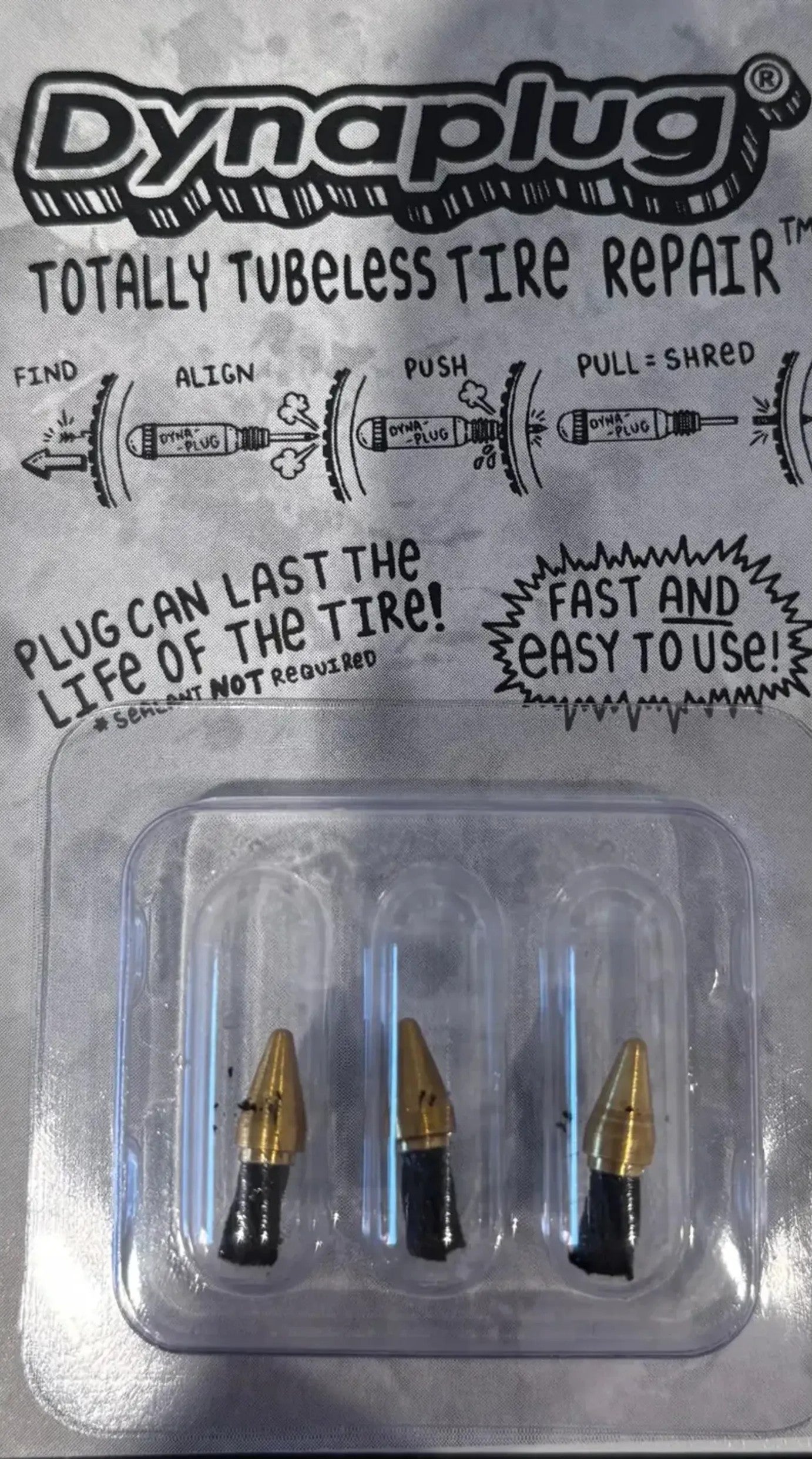 Dynaplug Soft Nose Tip Tubeless Plugs 3 Stk by Sykkelkomponenter