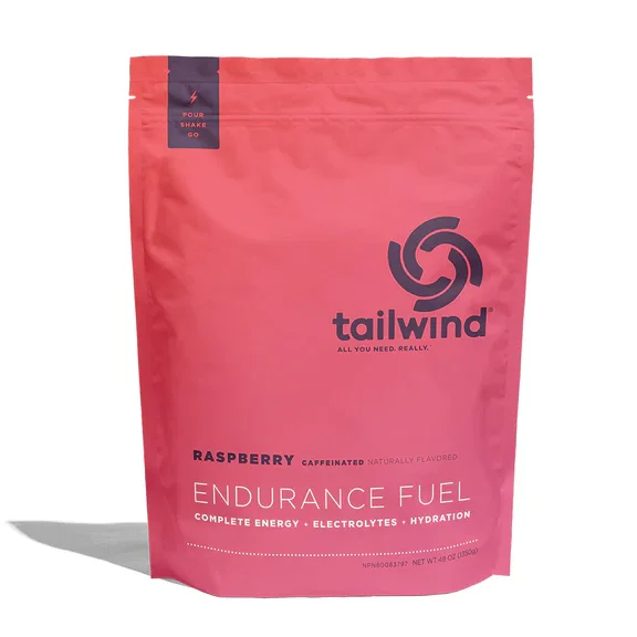 Tailwind Endurance Fuel Raspberry Koffein Medium Sportsdrikk by Sykkelkomponenter