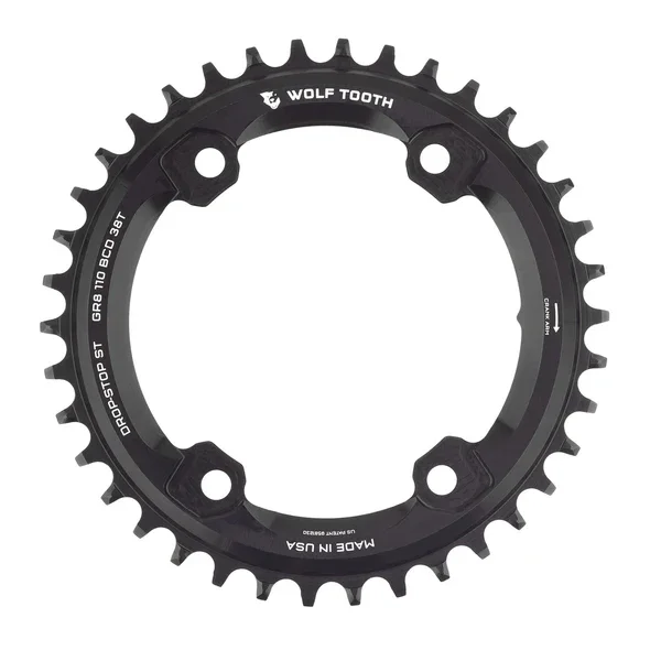 Wolf Tooth 110 BCD Asymetrisk 4-Bolt GRX Krankdrev by Sykkelkomponenter