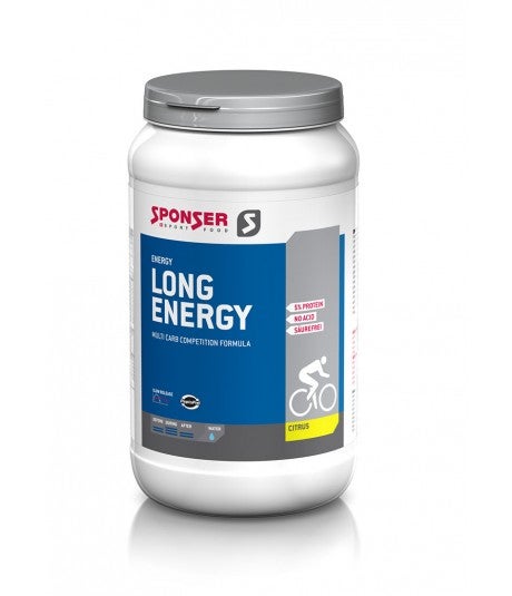 Sponser Long Energy Sitrus 1200 Sportsdrikk by Sykkelkomponenter