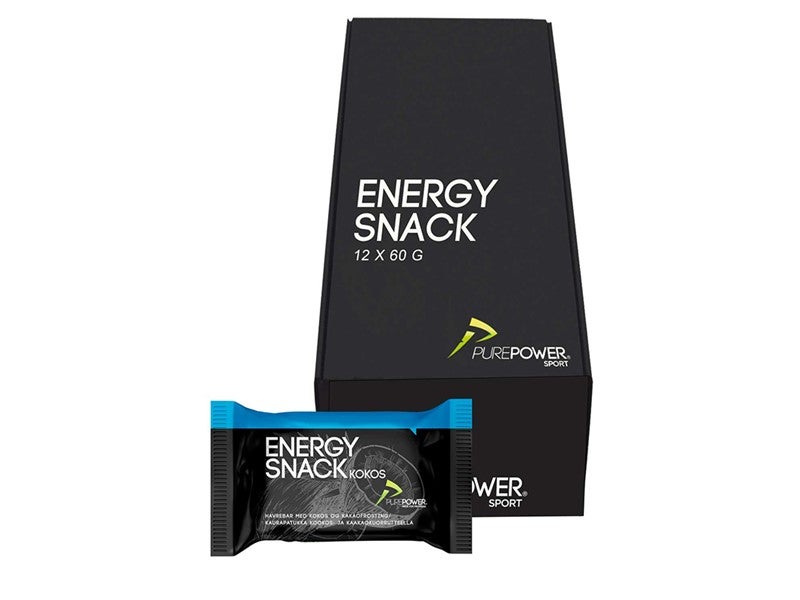 PurePower Energy Snack Kokos 12 stk by Sykkelkomponenter
