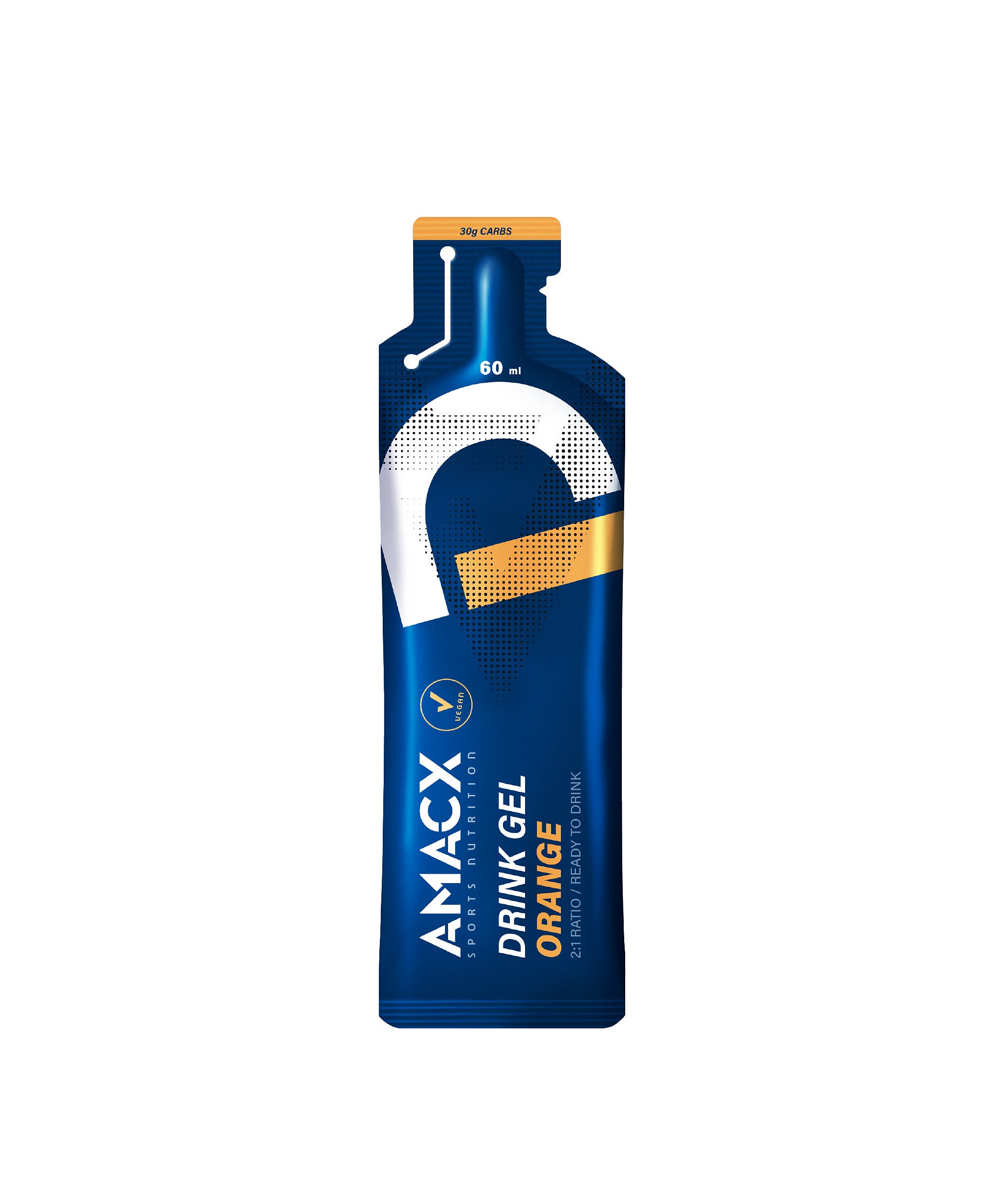 Amacx Drink Gel Appelsin Energigel 12 stk by Sykkelkomponenter