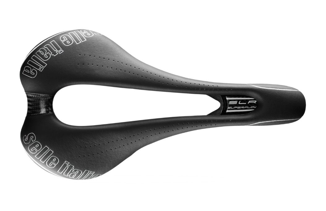 パーツ SELLE ITALIA SLR KIT CARBONIO SUPERFLOW Carbon Bike Saddle | SLR Boost Kit Carbonio Superflow