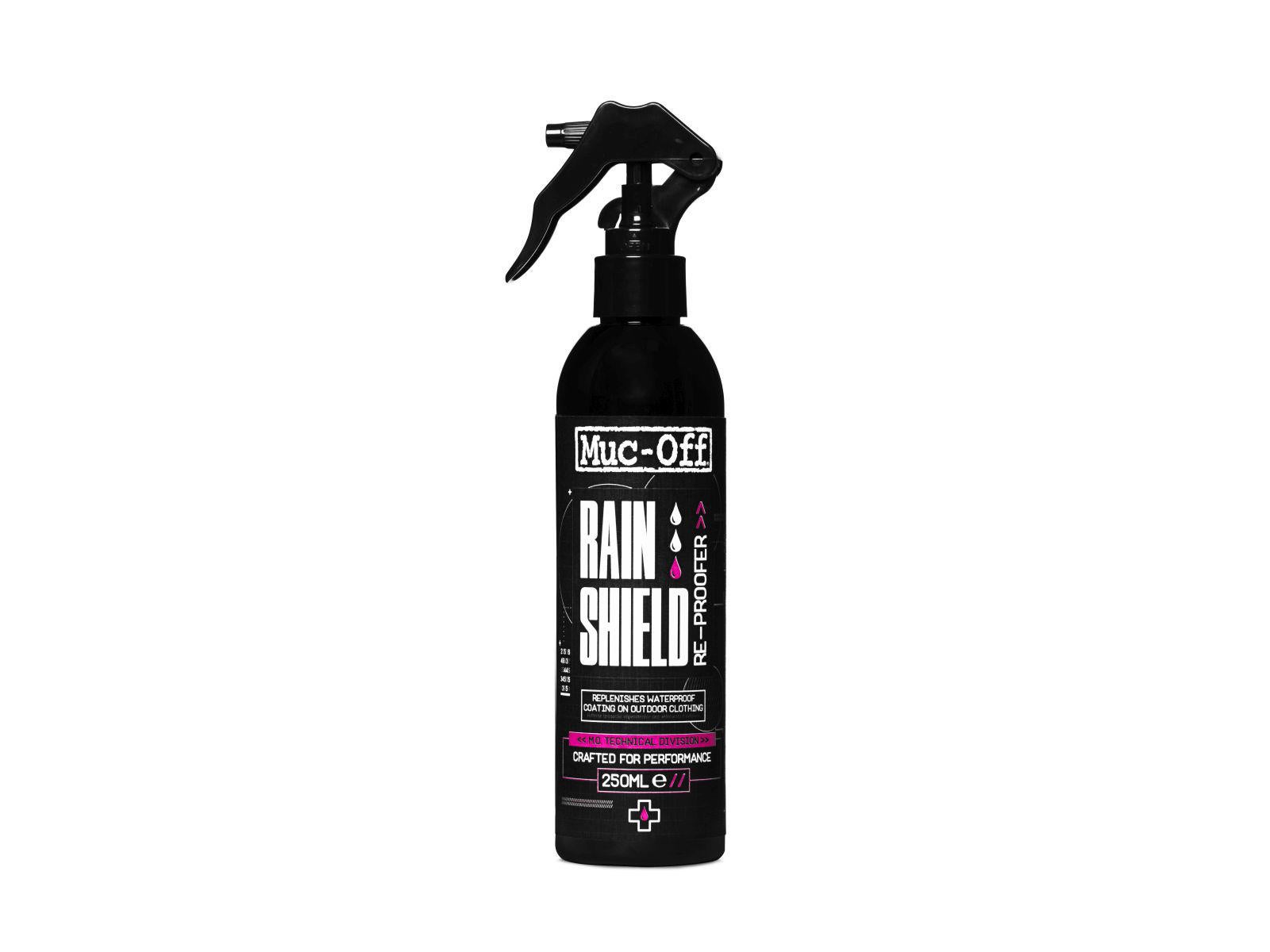Muc-Off Rain Shield Re-Proofer Spray by Sykkelkomponenter