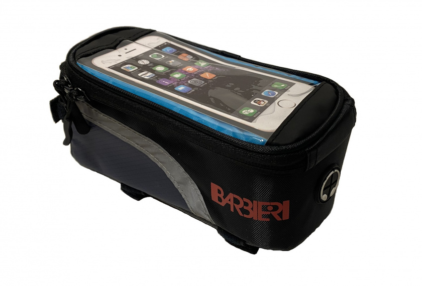 Barbieri Top Tube Bag, m/smarttelefon lomme, Str S