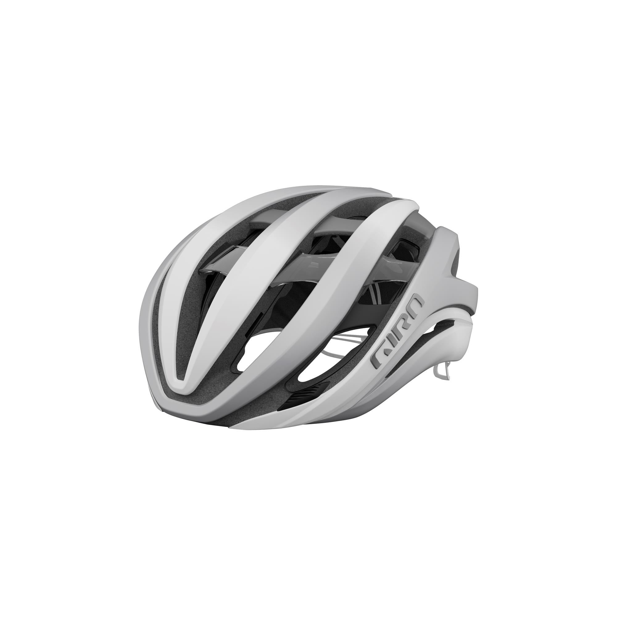 Giro Aether Mips Hvit/Sølv Sykkelhjelm by Sykkelkomponenter