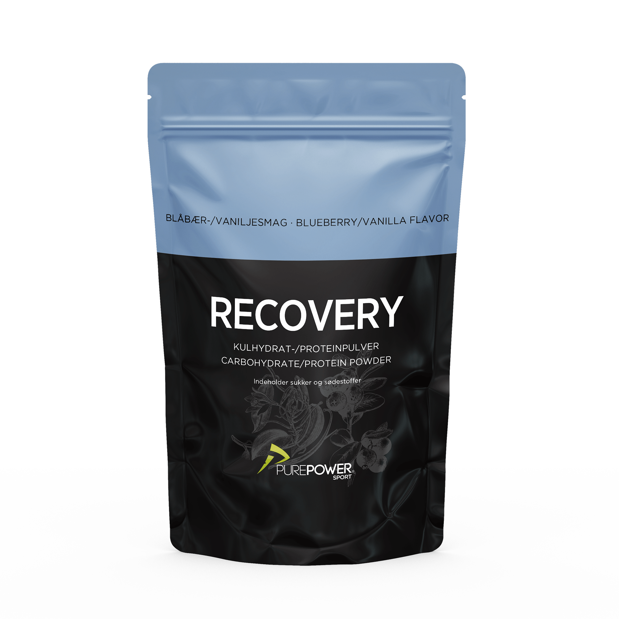 PurePower Recovery Vanilje og Blåbær by Sykkelkomponenter