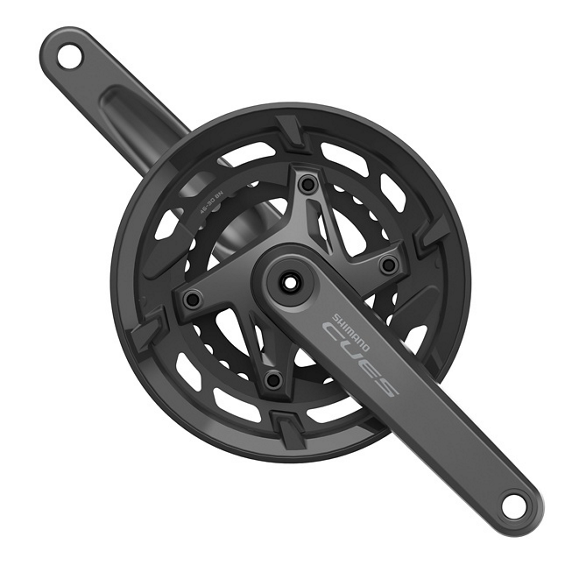 Shimano Cues FC-U6000-2 46-30T HT II Kranksett by Sykkelkomponenter