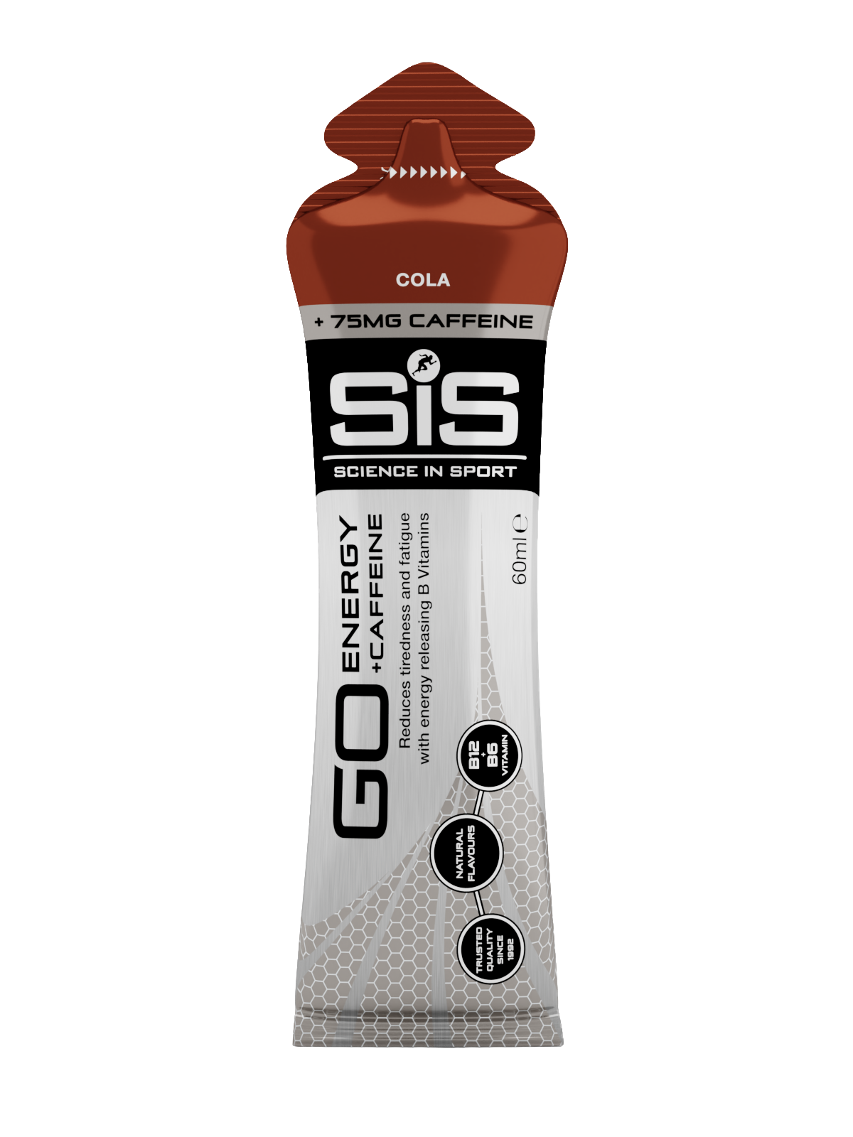 SiS GO Isotonic Cola med koffein Energigel 