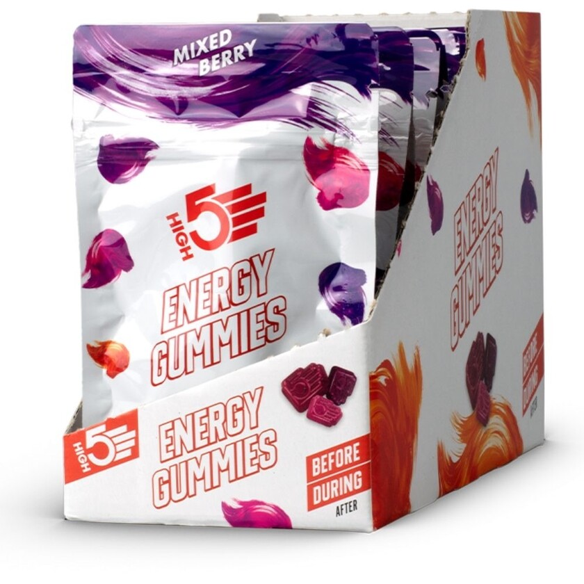 High5 Energy Gummies, Bær, 10 Pakker
