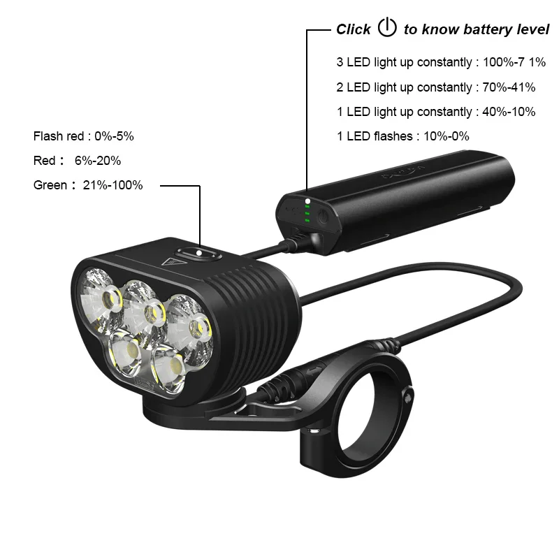 Magicshine Monteer 6500S V2.0 Frontlys Kit | Sykkelkomponenter.no