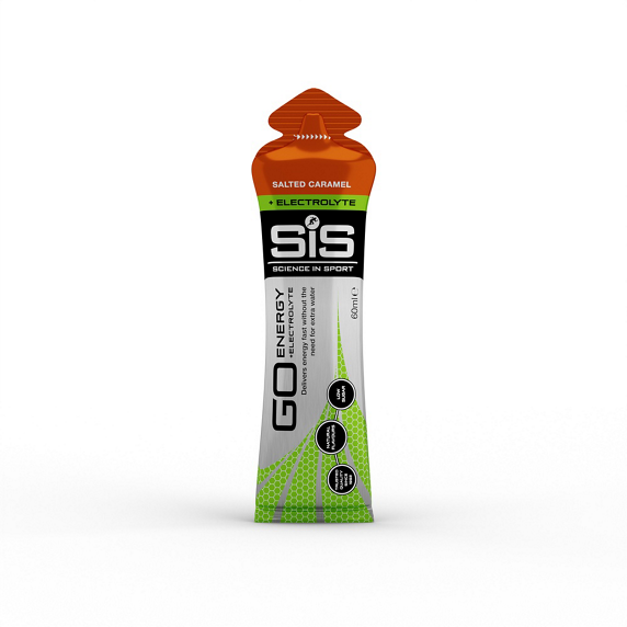 SiS GO Isotonic Energy+Electrolyte Salted Caramel Energigel by Sykkelkomponenter