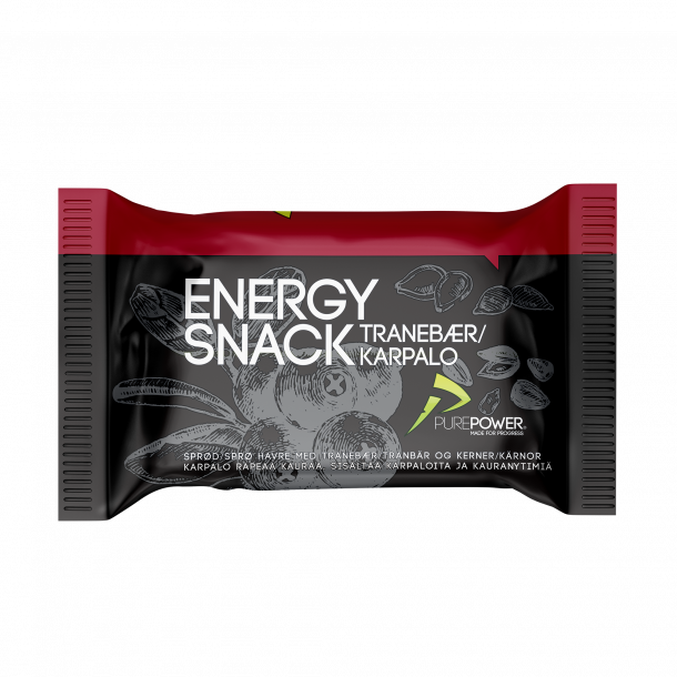 PurePower Energy Snack Tranebær Bar by Sykkelkomponenter