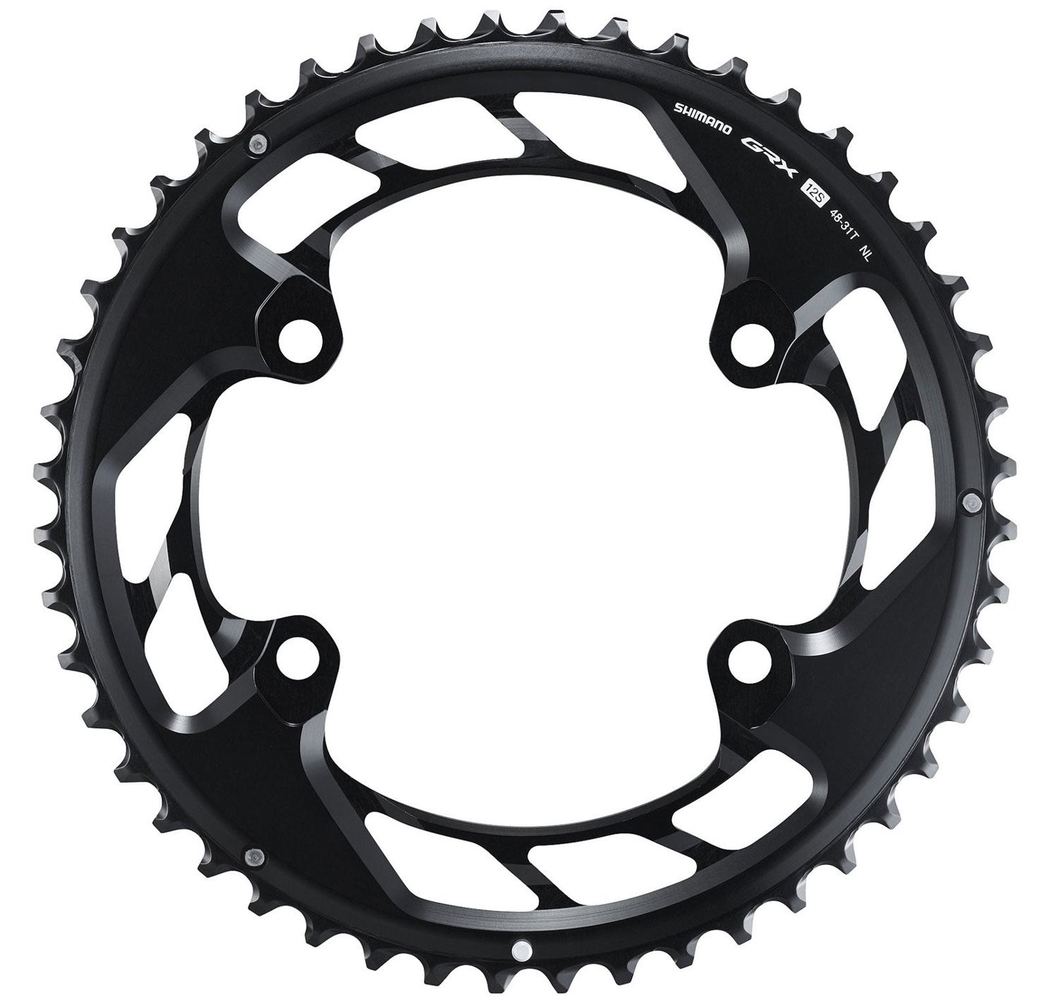 Shimano GRX FC-820-2 2x12-Delt Krankdrev by Sykkelkomponenter