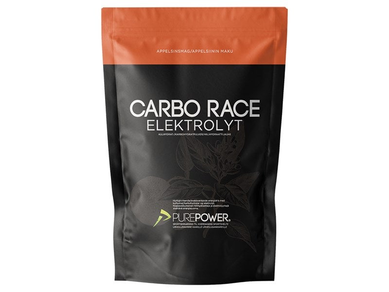 PurePower Carbo Race Elektrolytt Appelsin Sportsdrikk by Sykkelkomponenter
