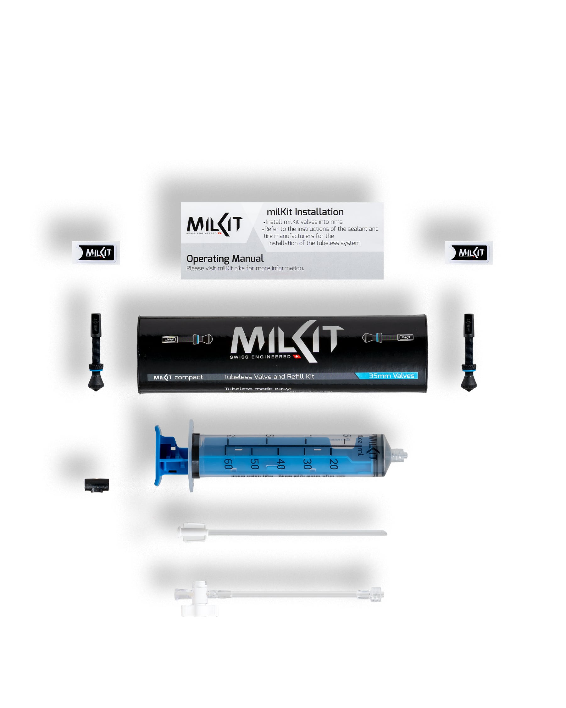 milKit Compact Tubeless Kit by Sykkelkomponenter