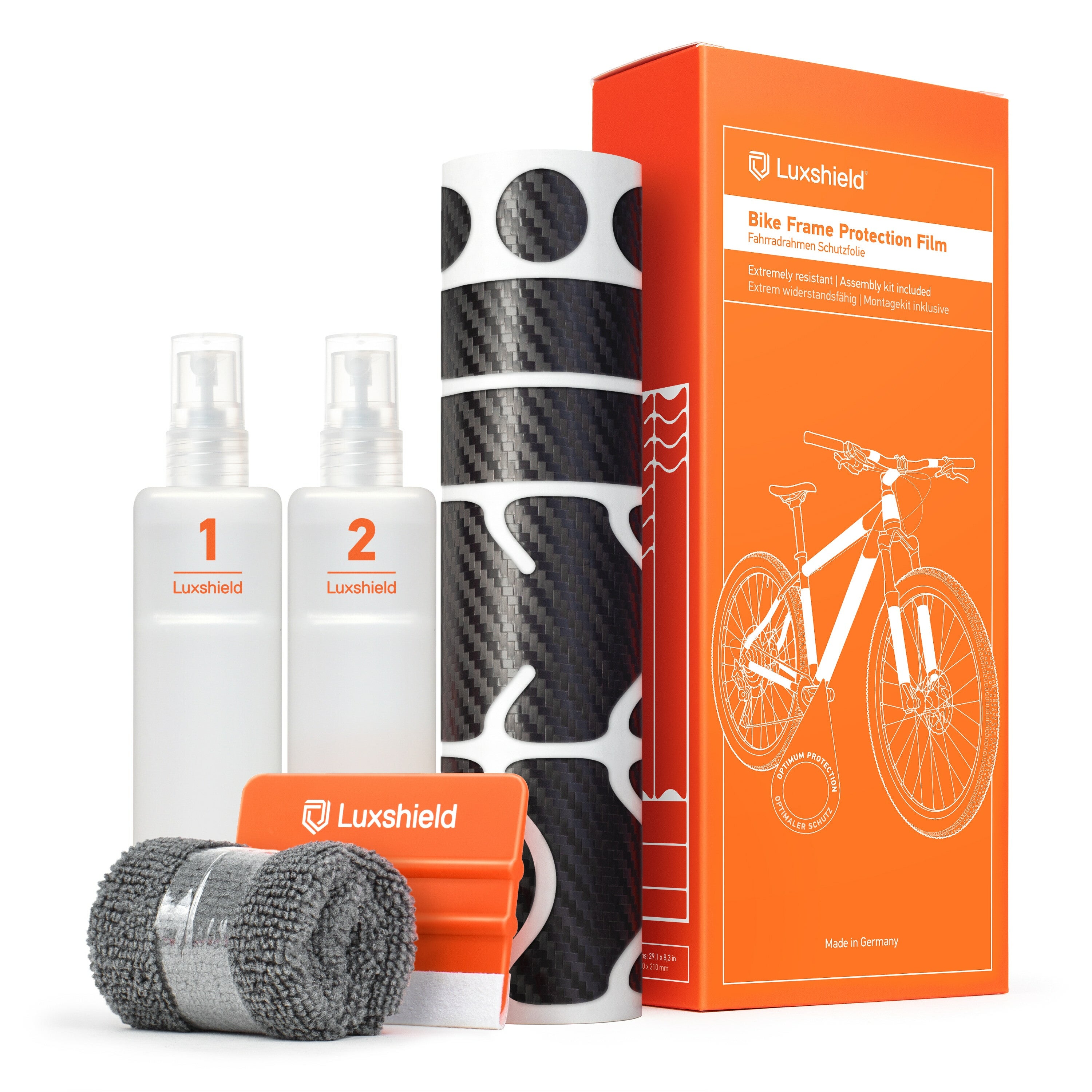 Luxshield Universal Rammebeskytter Kit by Sykkelkomponenter