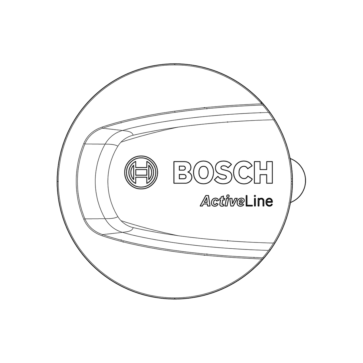 Bosch Logo Deksel for Active Line BDU332Y by Sykkelkomponenter