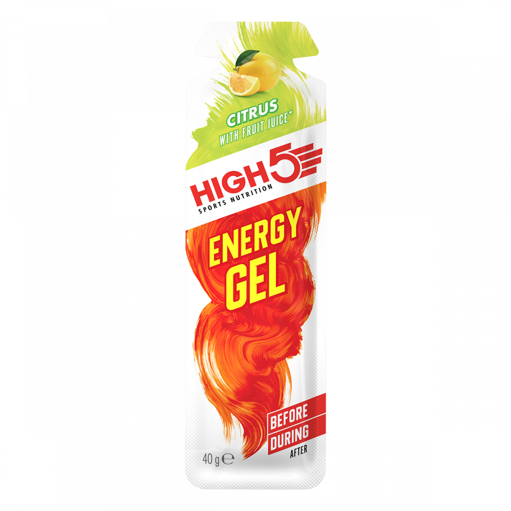 High5 EnergyGel Sitrus Gel Energigel by Sykkelkomponenter
