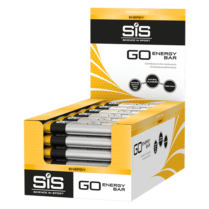 SIS GO Energy Banan Fudge Energibar 30 stk