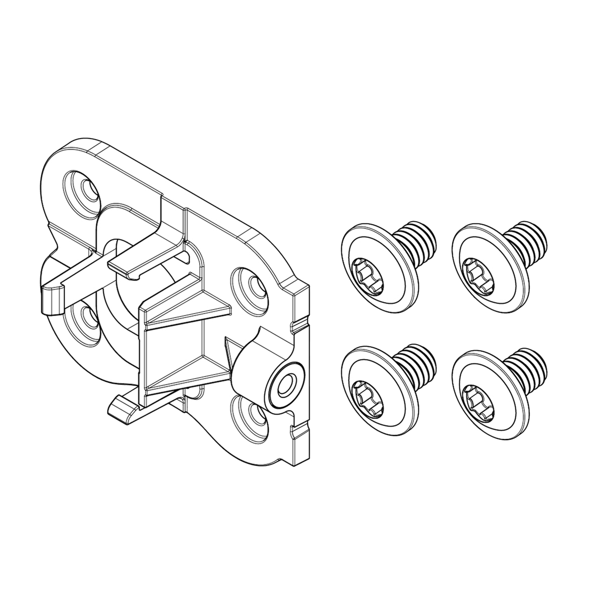 Bosch Fixed Plug Side Plate Kit for CompactTube Vertical by Sykkelkomponenter
