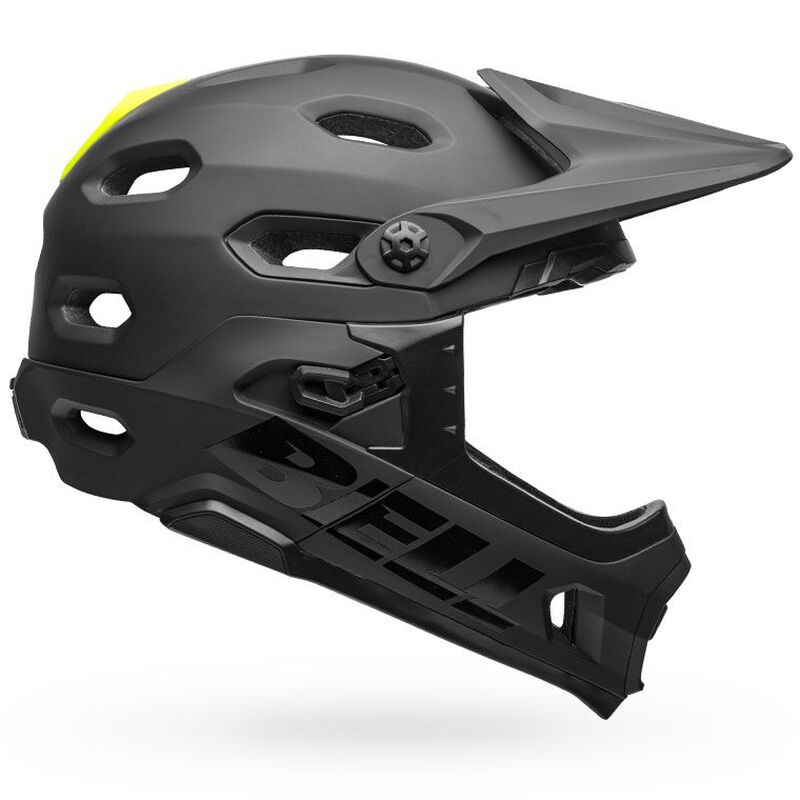 Bell Super DH MIPS Matt/Glanssvart Sykkelhjelm by Sykkelkomponenter