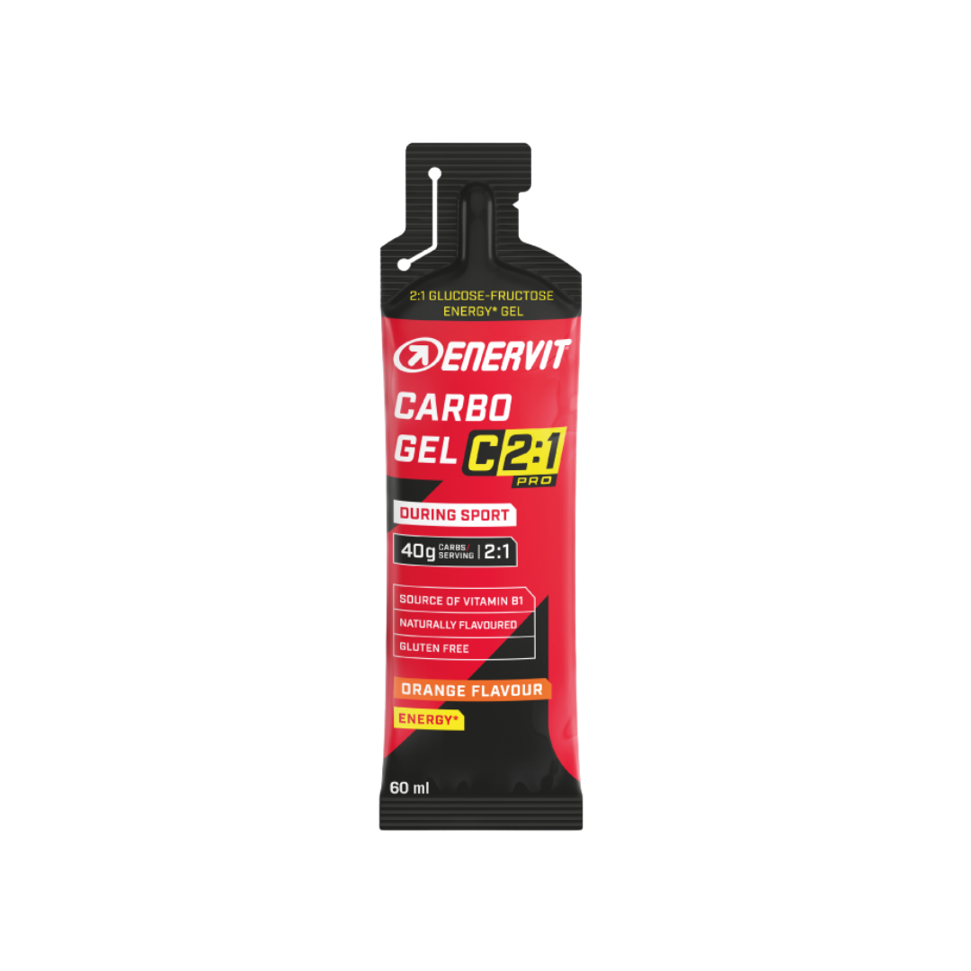 Enervit C2:1 Carbo Appelsin Energigel by Sykkelkomponenter